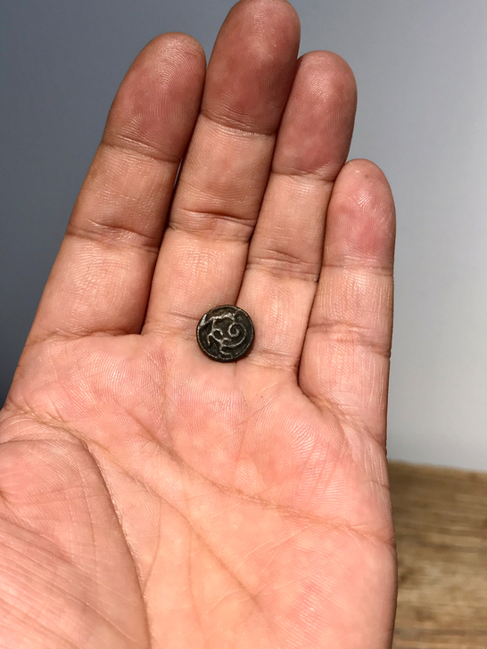 汉代 罕见 迷你 青铜龙纹印 直径1.2厘...