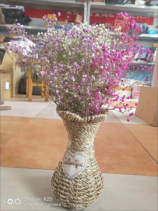 花店清仓处理，手工编织花篮50个