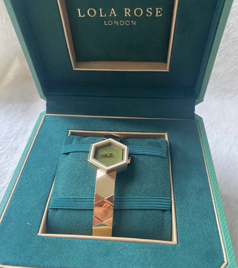 LOLA ROSE最新款手表，表带可自行拆...