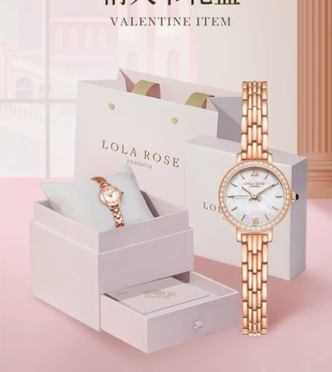 【全新】LOLA ROSE李佳琦秒杀小金表...