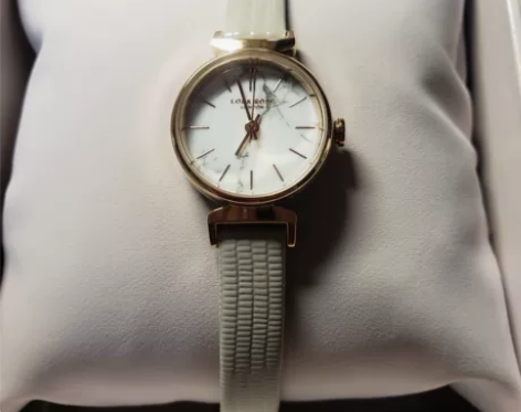 正品lolarose手表女孔雀绿小方块学生...