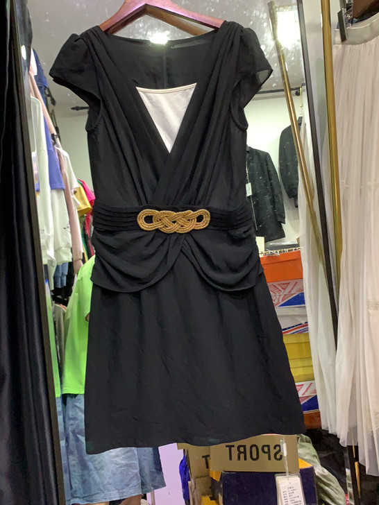 雪纺连衣裙，尺码m，衣长84