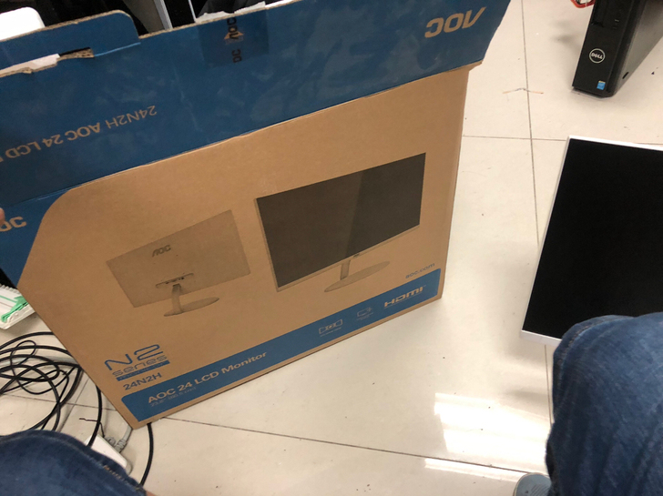 AOC 24寸显示器75hz