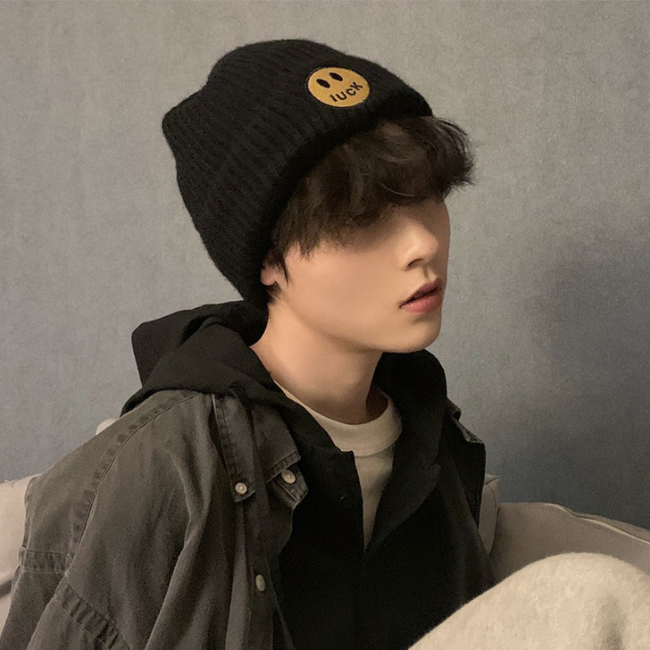 帽子男冬天保暖秋冬毛线帽男潮网红男生针织帽...