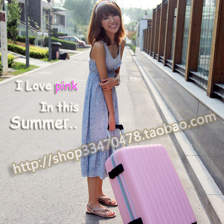 【公主般甜美】升级版ito24寸粉色行李箱