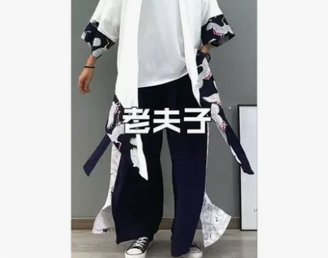 老夫子快手同款道袍套装男汉服古风男装凤求凰...