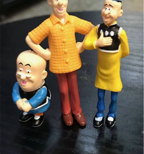 怀旧漫画老夫子公仔模型摆件玩具手办 店铺库...