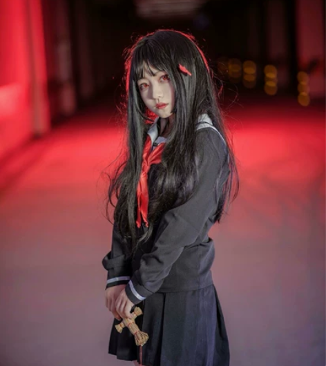 地狱少女Cos服阎魔爱Cos服 衣服+裙子...