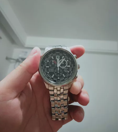 西铁城正品光动能防水男士手表AT0365-...