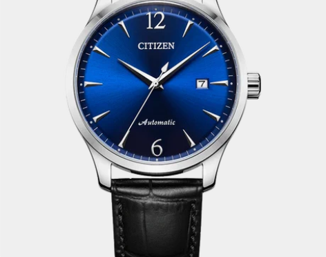 【55价】西铁城日本官方正品小牛皮表带日期...