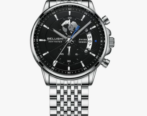 阿玛妮手表男士十大名牌潮流高中学生夜光防水...