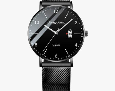 简约青少年高中电子表超薄手表男学生石英表潮...