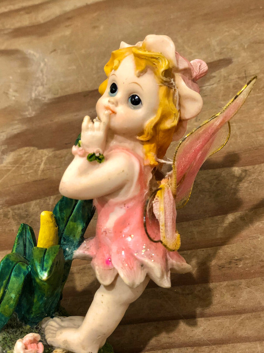 树脂花仙摆件 花仙女孩