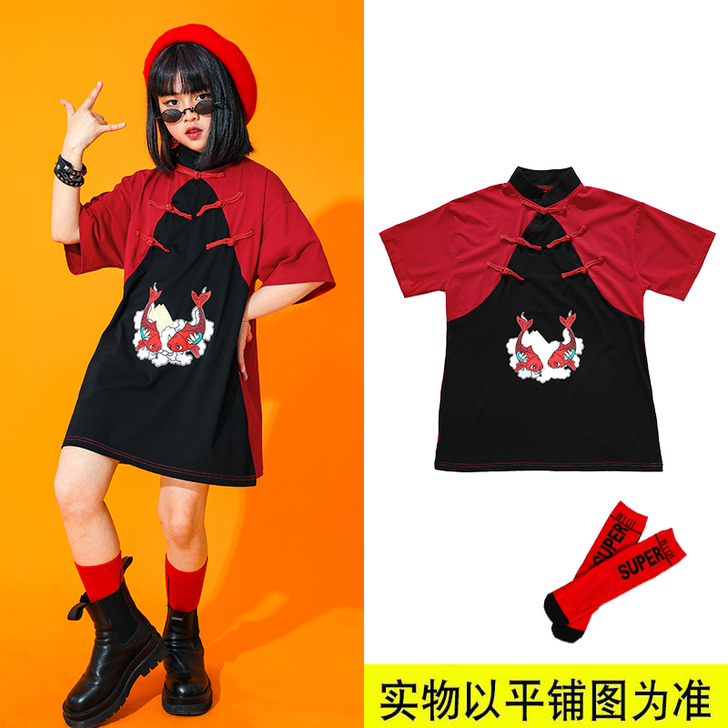 【狂欢价】六一儿童演出服中国风男童嘻哈街舞...