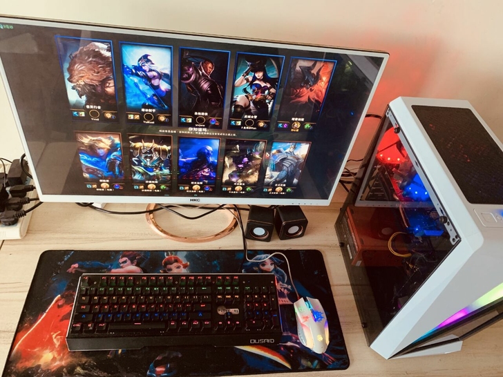 40万分个人电脑高配台式电脑主机游戏吃鸡二...