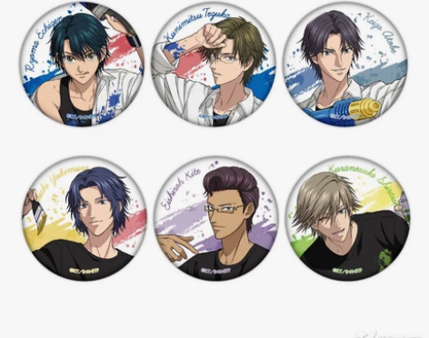 新网球王子 colors 吧唧 6人一盒，...