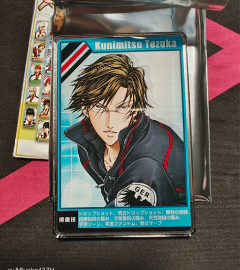 【国现】网球王子 亚克力数据卡 手冢国光s...