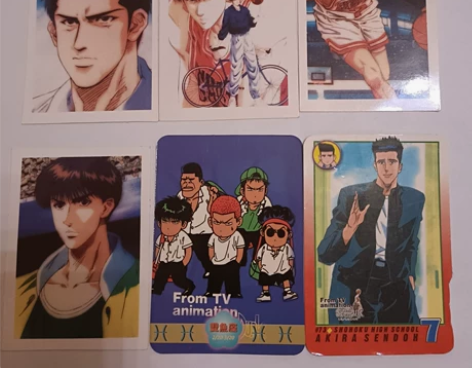 灌篮高手卡片,保存30年!!!品相如图,图...