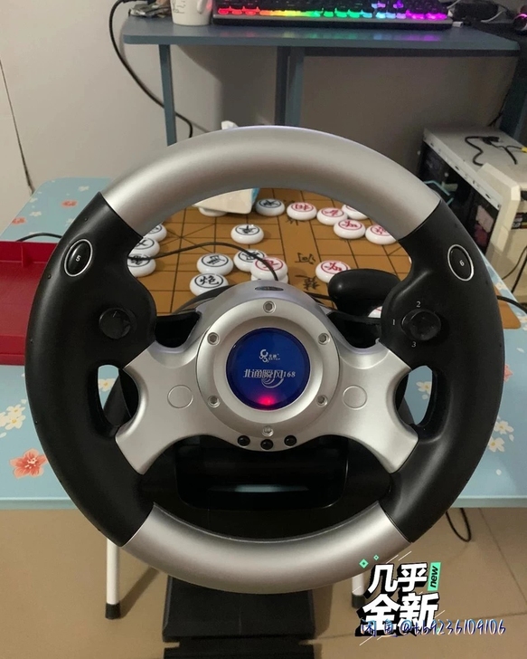全新，游戏方向盘，极品飞车方向盘，不用键盘...