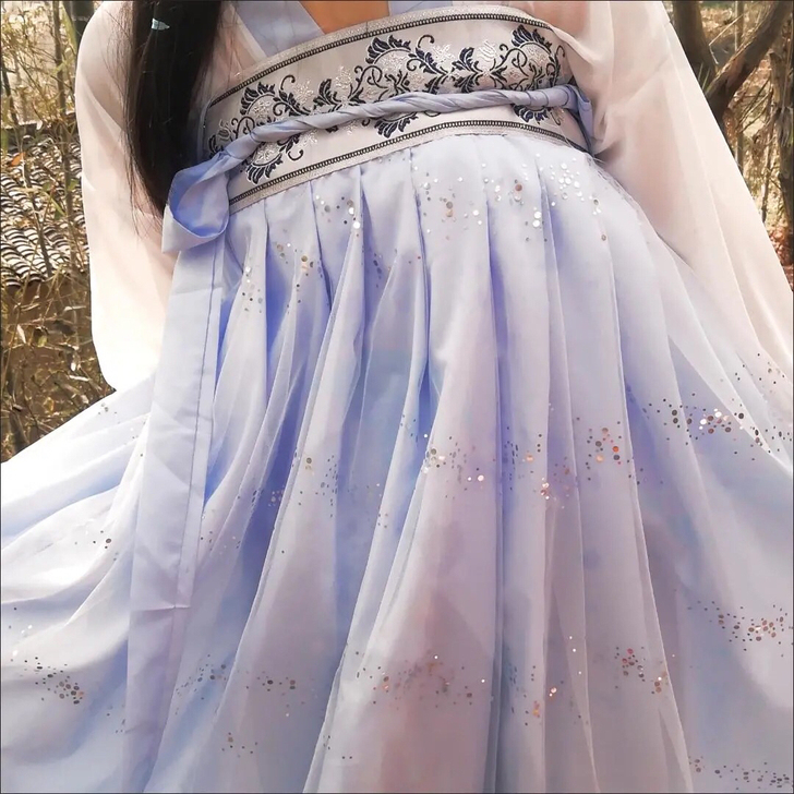 花神记游园惊梦汉服女原创齐胸襦裙仙女裙中国...