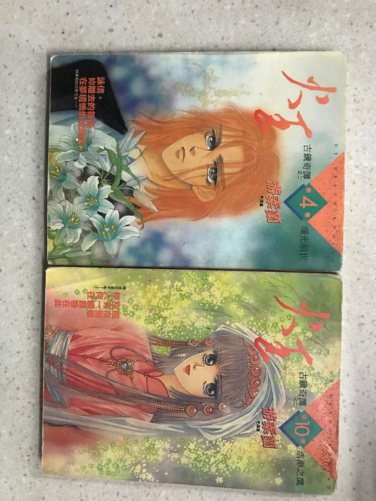 游素兰漫画，火王，第四集，第十集，