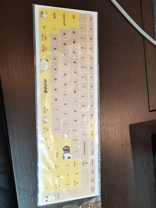 全新的罗技键盘膜贴纸，萌力星球 系列