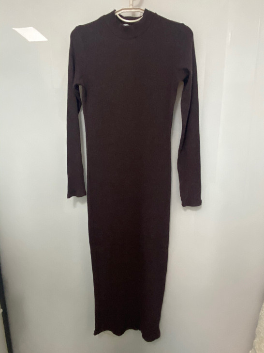 99新zara专柜正品长款圆领显瘦针织裙