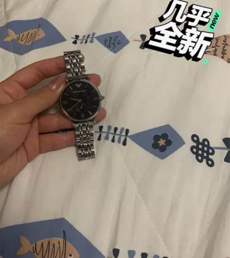 阿玛尼男士手表，正品伊藤买的 9成新 ，原...