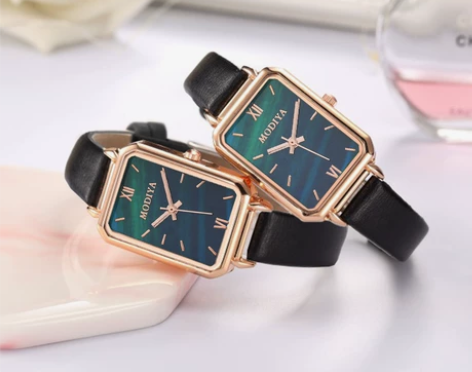 modiya网红抖音同款复古气质女士手表批...