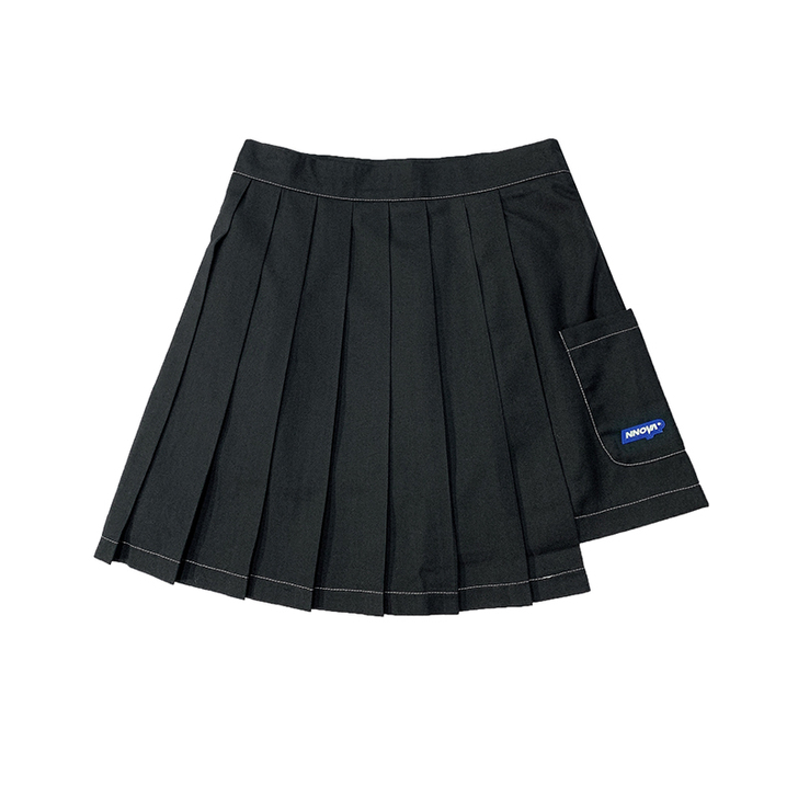 NNOVA20SS国潮街头风灰黑色学生高腰...