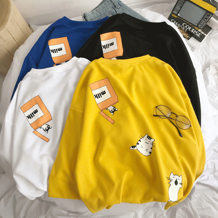 vetiver卫衣女春秋薄款韩版bf宽松很...