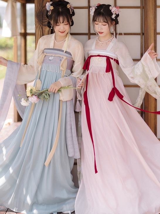 【出租】远山乔【戏梦长安】原创唐制对襟上杉...