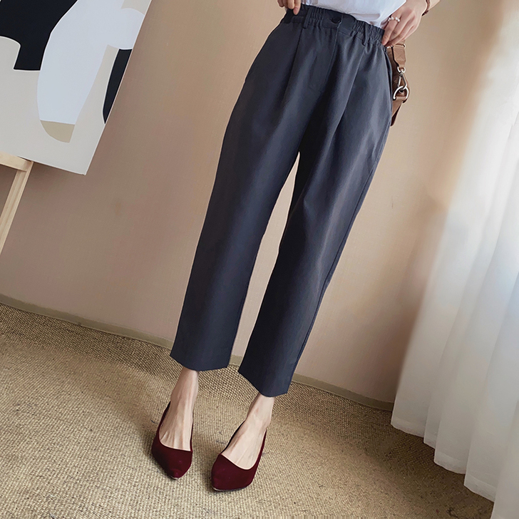 韩国东大门女装代购 万年显瘦烟管裤 立显小...