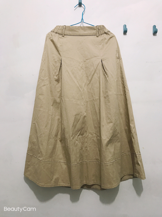 日单 卡其布 工装风 半身裙