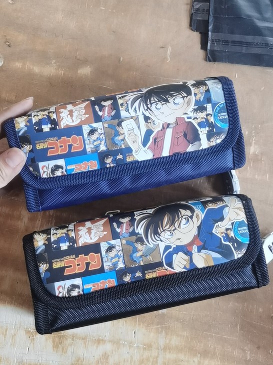 包邮2个名侦探柯南笔袋日漫怪盗卡通动漫中小...