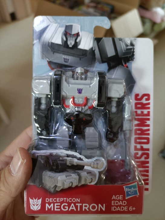 全新未开封老货变形金刚孩之宝士兵威震天 红...