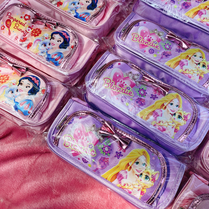 迪士尼笔袋小学生男女孩冰雪奇缘公主文具袋儿...