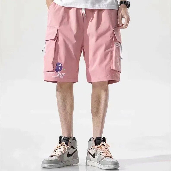 1清仓纯棉日系外穿短裤男潮牌运动大裤衩夏季...