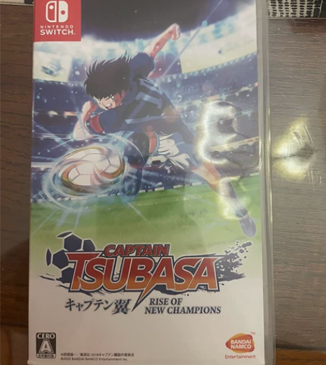 switch足球小将，只玩过一次，包装完整...