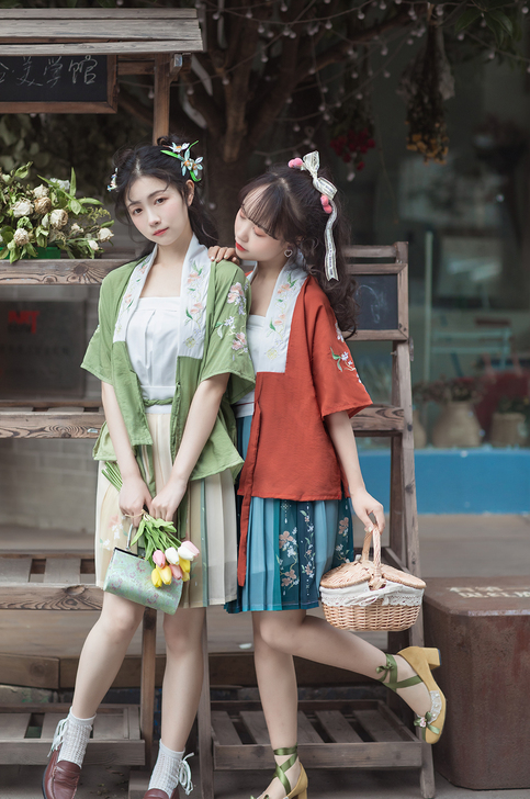 【黎夏】汉韵阁芙蓉原创汉服女宋制褙子汉元素...