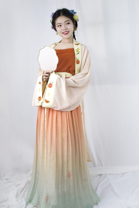 忆朝歌【蜜柚之夏】春夏秋原创宋制三件套绣花...