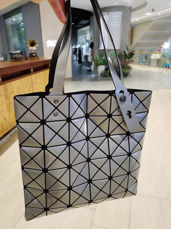 全新几何菱形包三宅一生折叠百搭几何菱格手提...