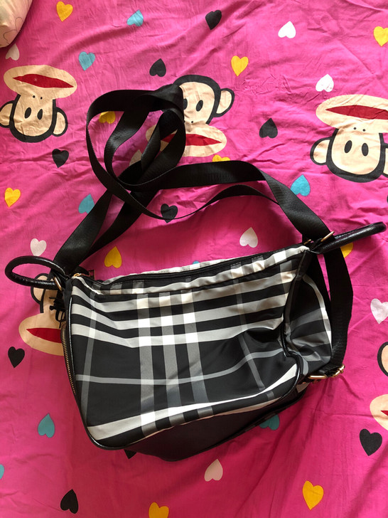 全新格子休闲包,帆布,可手提可斜挎,29包...