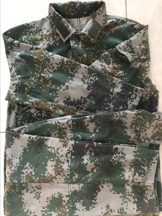 一套包邮到家旧迷彩服 夏季工作服 八成新夏...