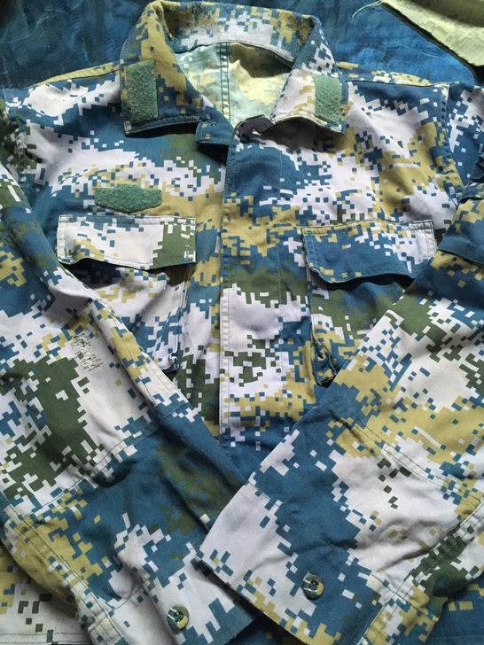 二手迷彩服电焊工 工作服 耐磨透气