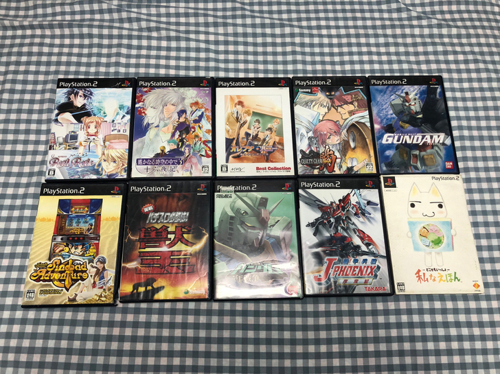 PS2正版游戏10张打包,箱说全,成色见图...