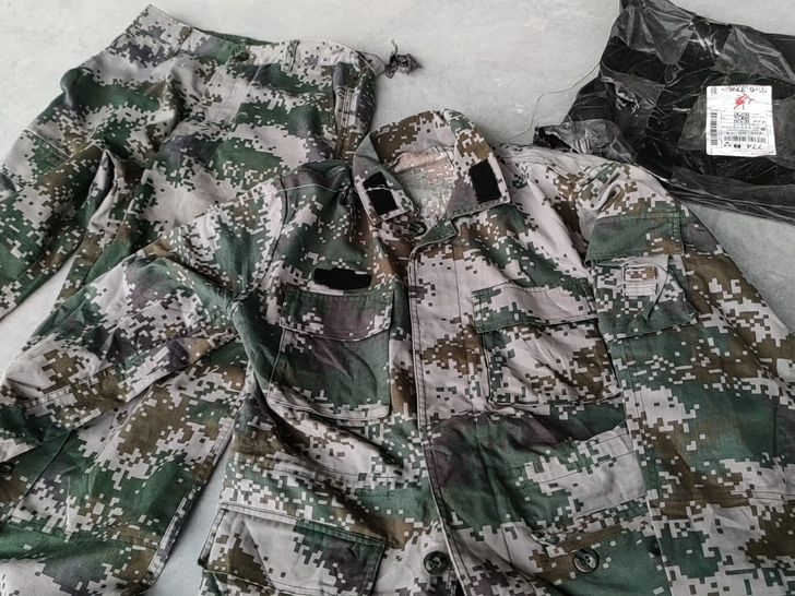 二手迷彩，55一套，包邮送帽子