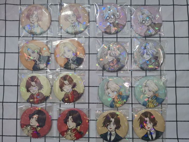 第五人格同人周边约瑟夫徽章吧唧 感兴趣的话...