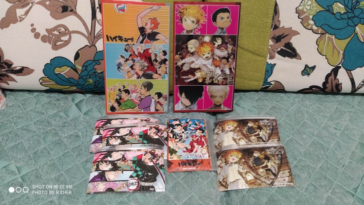 现货。Js特典票夹封口袋卡包排球少年鬼灭之...