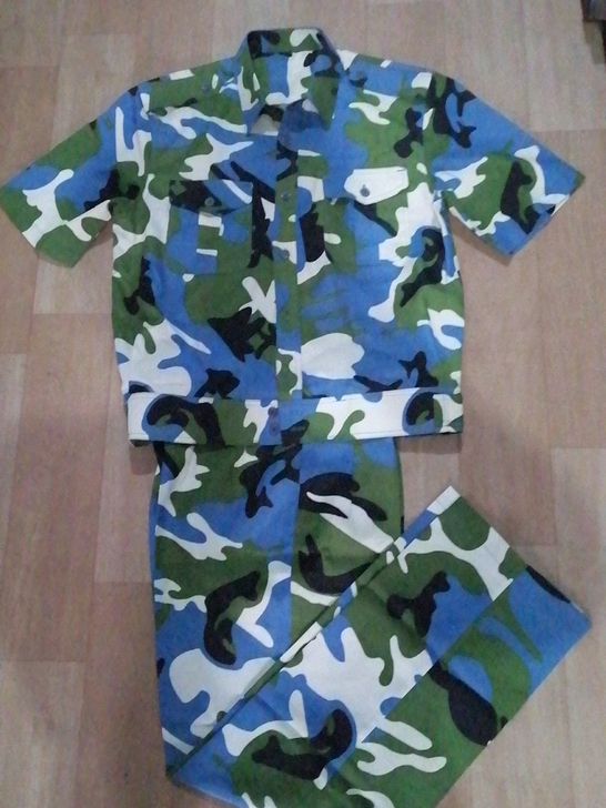 工作服 短袖夹克衫 户外休闲套装 沙料 兰...